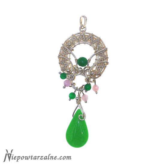 Srebrny wisior "Wiosenne Przebudzenie"