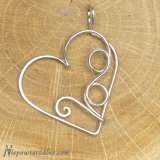Srebrny wisior "Lovely Heart"