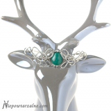 Srebrna bransoleta "Royal Jadeit"